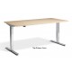 Cromo Dual Motor Chrome Height Adjustable Desk